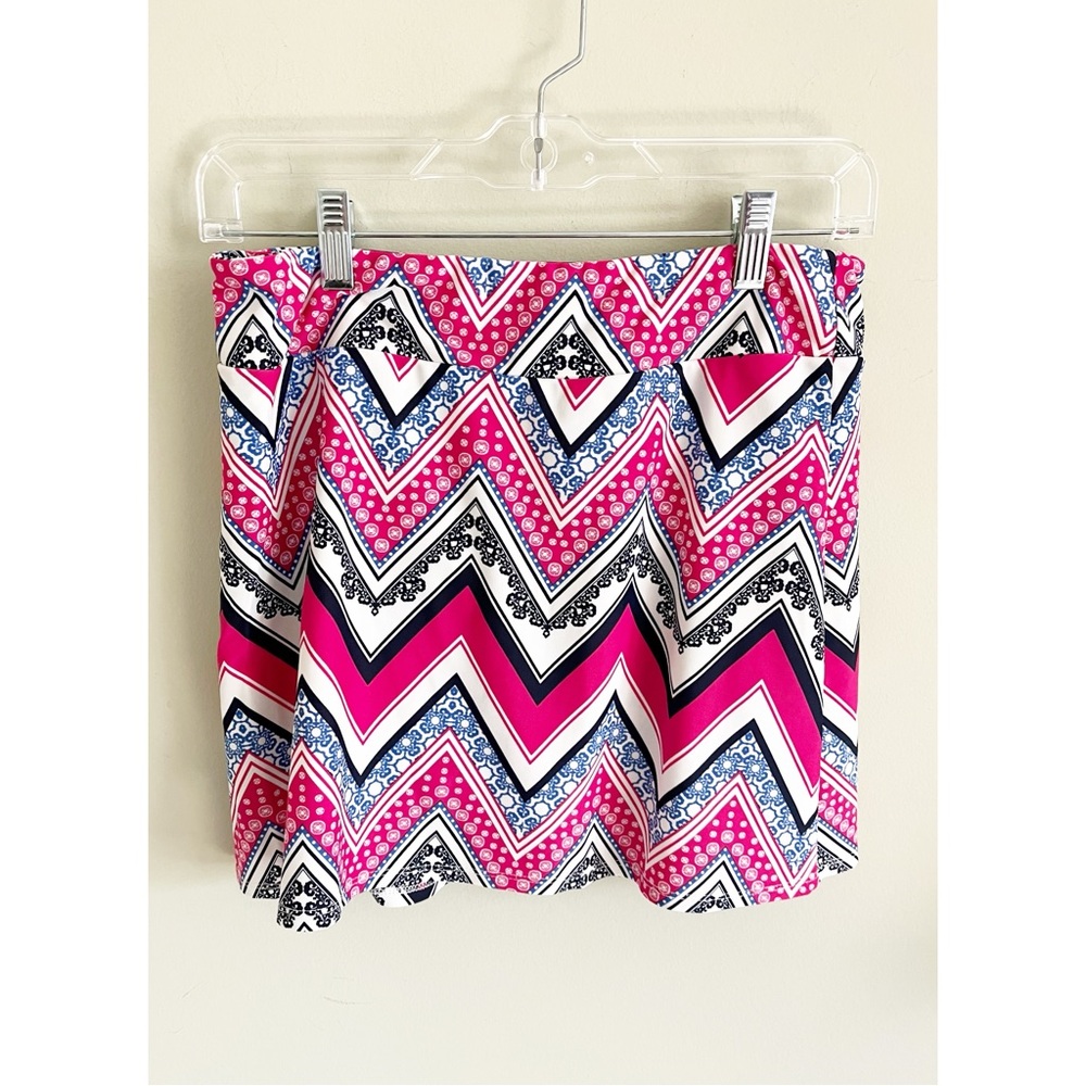 Jude Connally zig zag print skort sz S